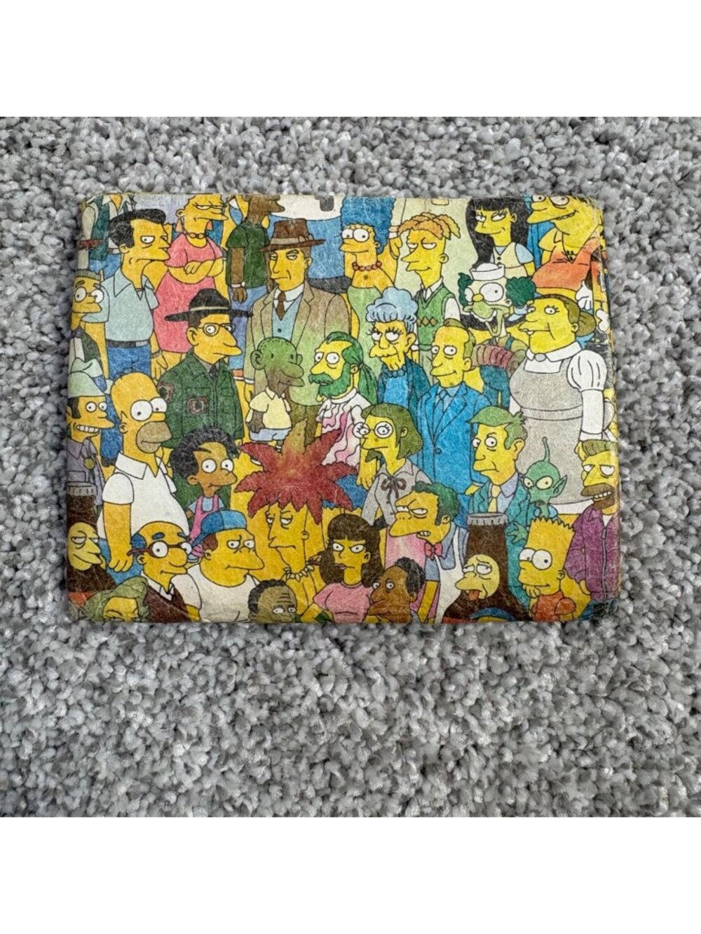 Might Wallet Simpsons by Dynomighty Design Paper Slight Fade Bi-Fold